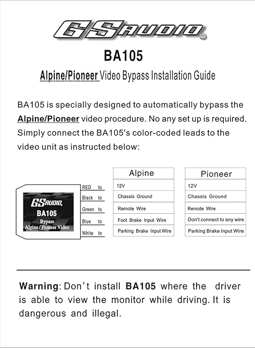 Avh Pioneer Pioneer Parking Brake Bypass Wiring Diagram from images-na.ssl-images-amazon.com