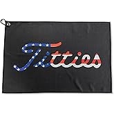 K9King Funny Microfiber Towel - Premium Golf Towel with Clip Holder - Ideal Golf Accessory for Men and Women