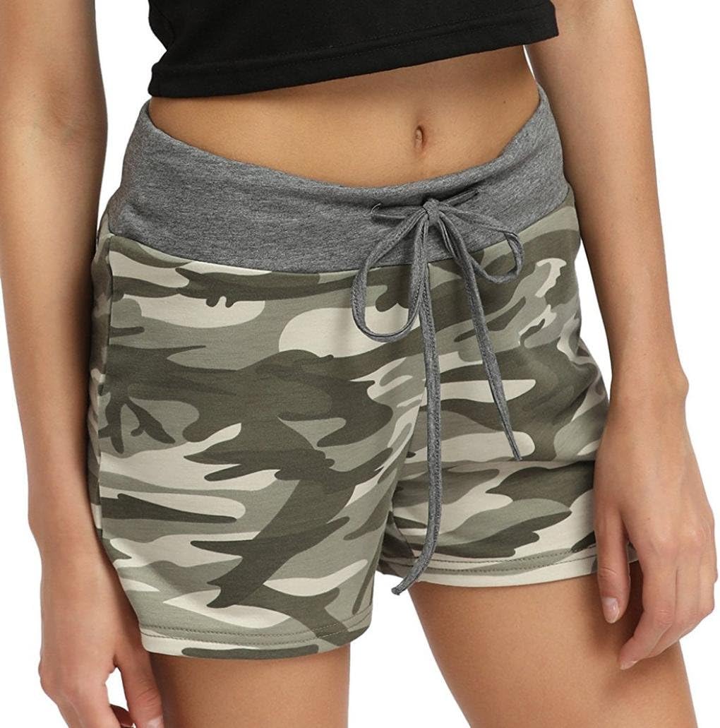 Girls Camouflage Sport Yoga Short Pants Plus Size,Sale Ladies Casual Summer Beach Holiday Workout Walking Underwear Skirt Swim Briefs Bathing Trousers