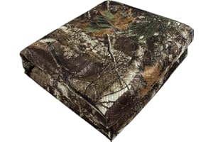 GRVCN 300D Camouflage Netting Camo Burlap Blind Material Cover for Hunting Ground Blinds Wargames Wildlife Photography