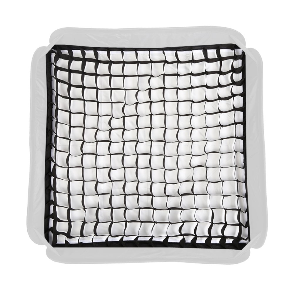 Godox 60x60 cm / 24x24 inch Bowens Mount Softbox, Easy Install Remove Grid Soft Box, Compatible Bowens Mount Flash Speedlites, Suitable for Food, Portraits, Still Life Photography