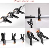 Juibao 10 Pcs Large Nylon Spring Clamps 6 in and 4 in Heavy Duty Clips view 6