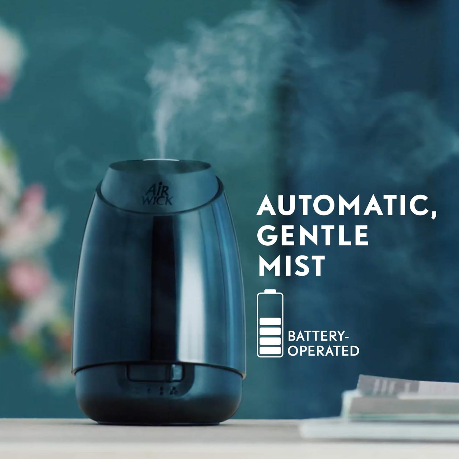Air Wick Essential Mist, Essential Oil Diffuser, (Diffuser + 2 Refills), Lavender & Almond Blossom & Fresh Water Breeze, Air Freshener: Health & Personal Care