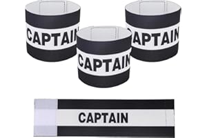 3pcs Captain Armbands Soccer, Adjustable Leader Football Arm Bands Breathable Soccer Captain Armband Sport Accessory for Foot
