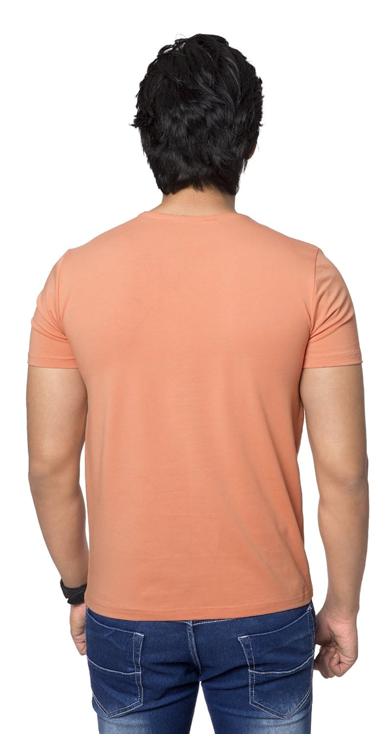 zeyo men's cotton stylish t-shirt