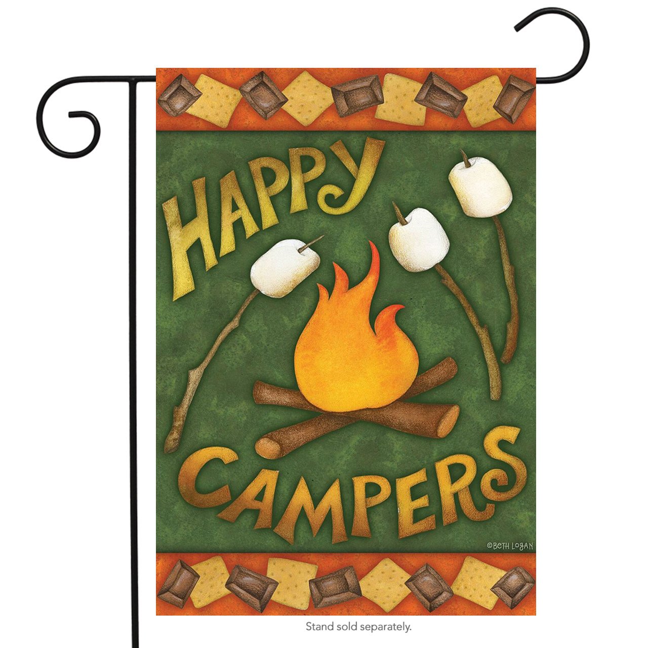 Best Campfire Garden Flag