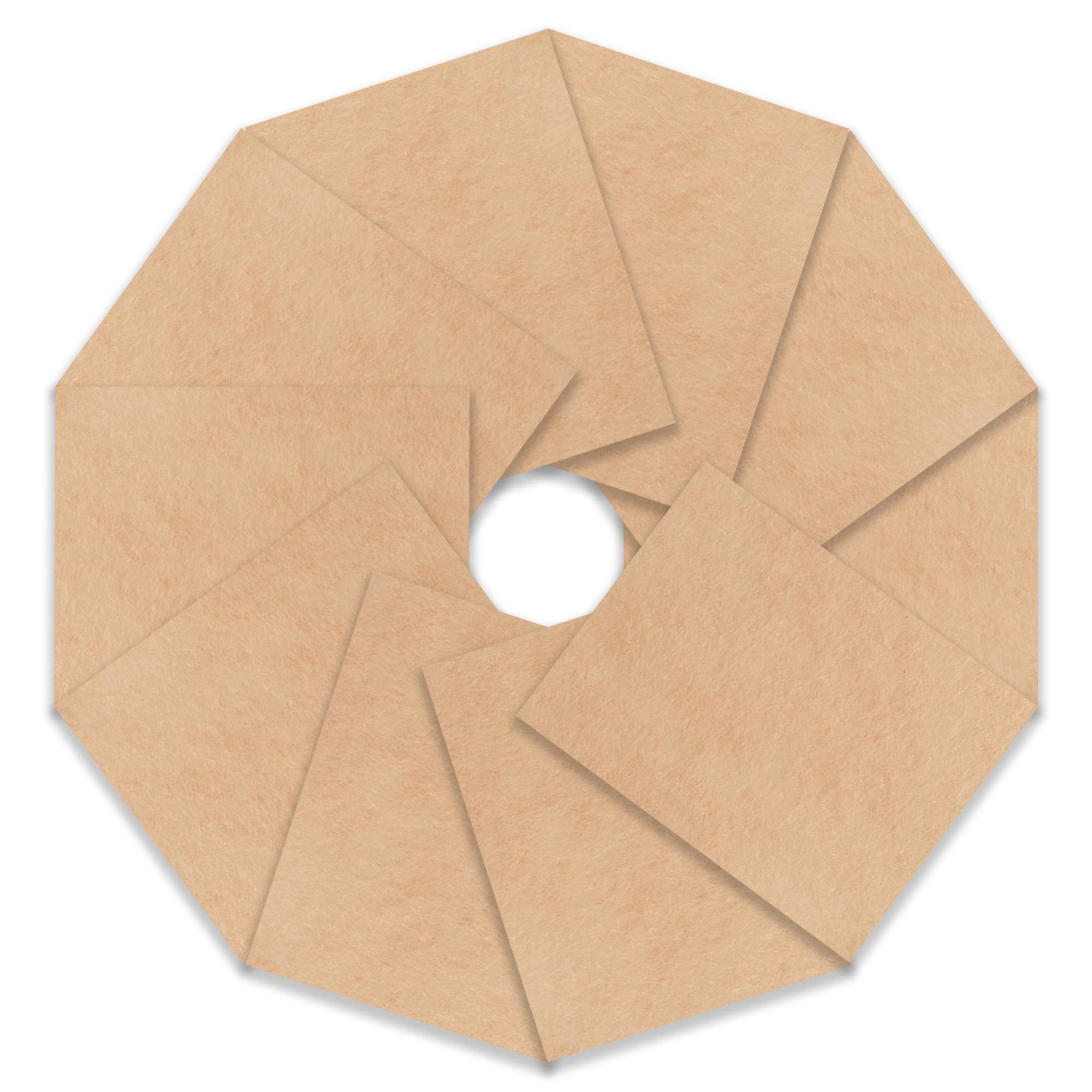 Trimits Craft Felt, 23 x 30cm, 10 Pack, Apricot — image 1