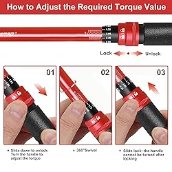 ATsafepro 3/8-Inch Drive Click Torque