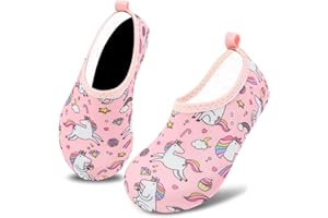 Deevike Kids Water Shoes Boys Grils Barefoot Quick Dry Aqua Socks Beach Shoes for Toddler Sports Swim Surf Outdoor Walking