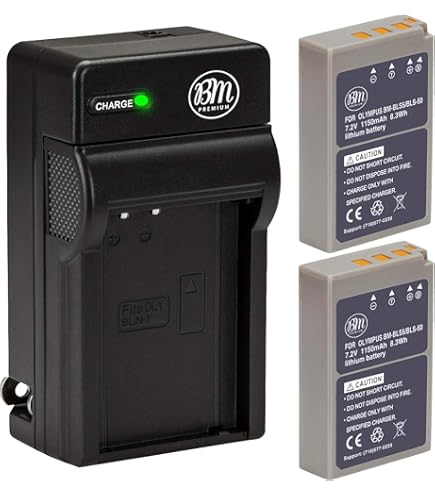 Amazon.com: Kastar BLS5 Battery 2-Pack Replacement for Olympus E