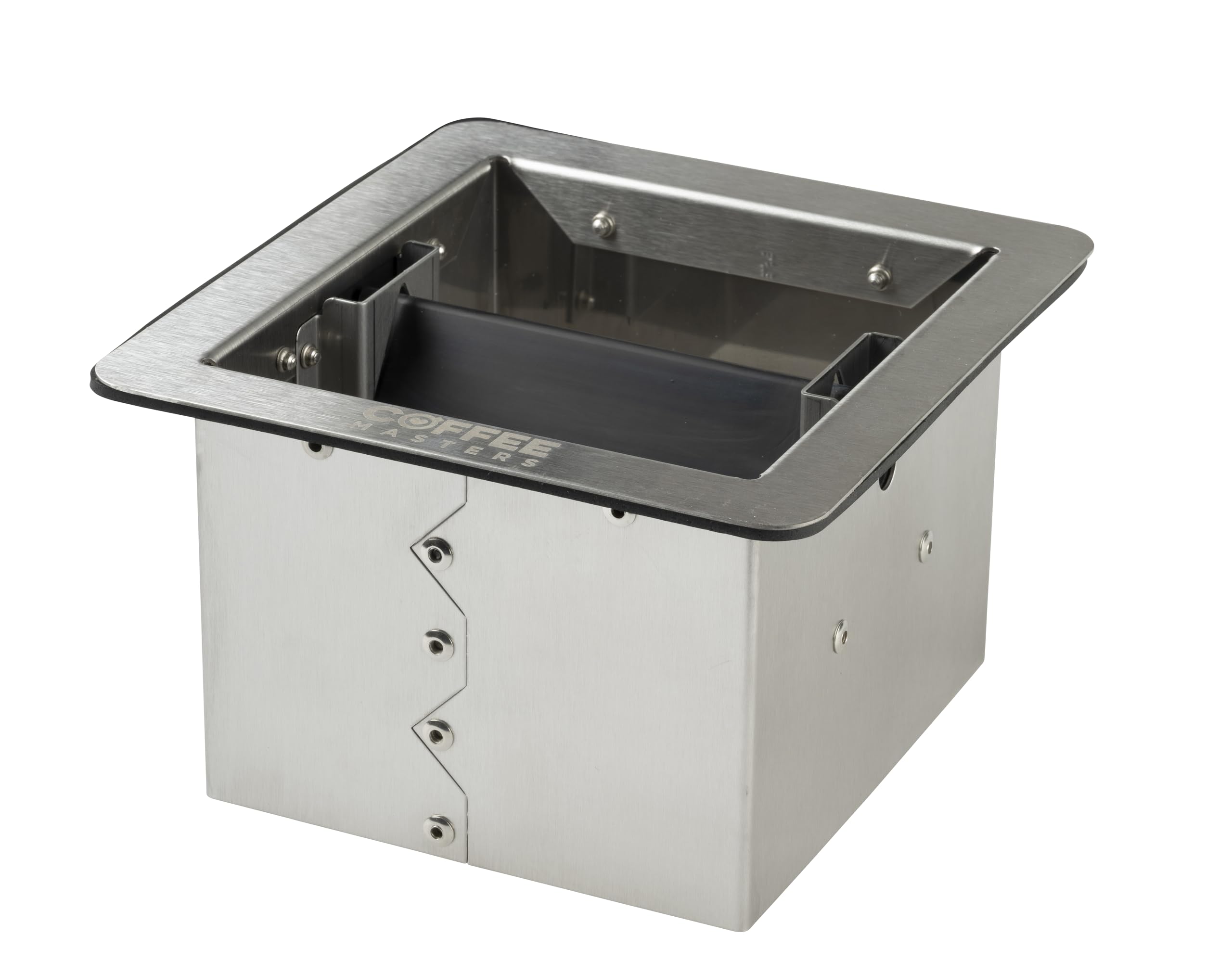 Coffee Masters Slimline Knockout Chute - Satin Polished