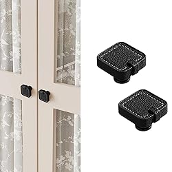 CcHhyyt 2 Pack Leather Cabinet Knobs Hand-Stitch