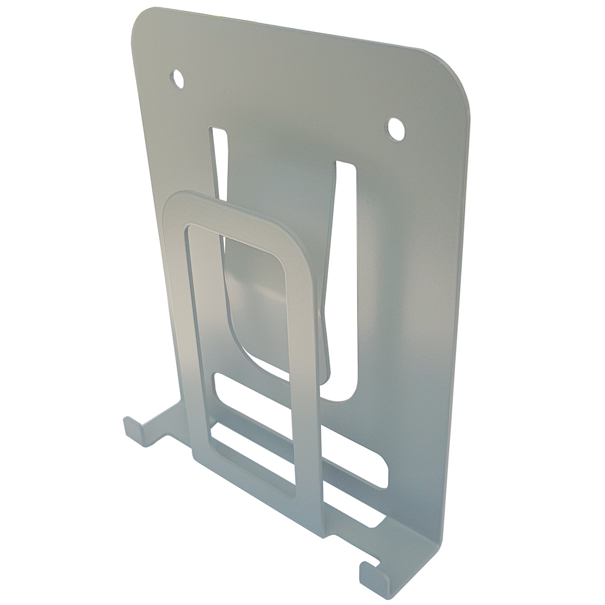 Galleksa Invisible Vertical Concealed Floating Metal Bookshelf Wall Mounted Storage for Home Room Creative Decoration Book Display Silver (1xVertical)