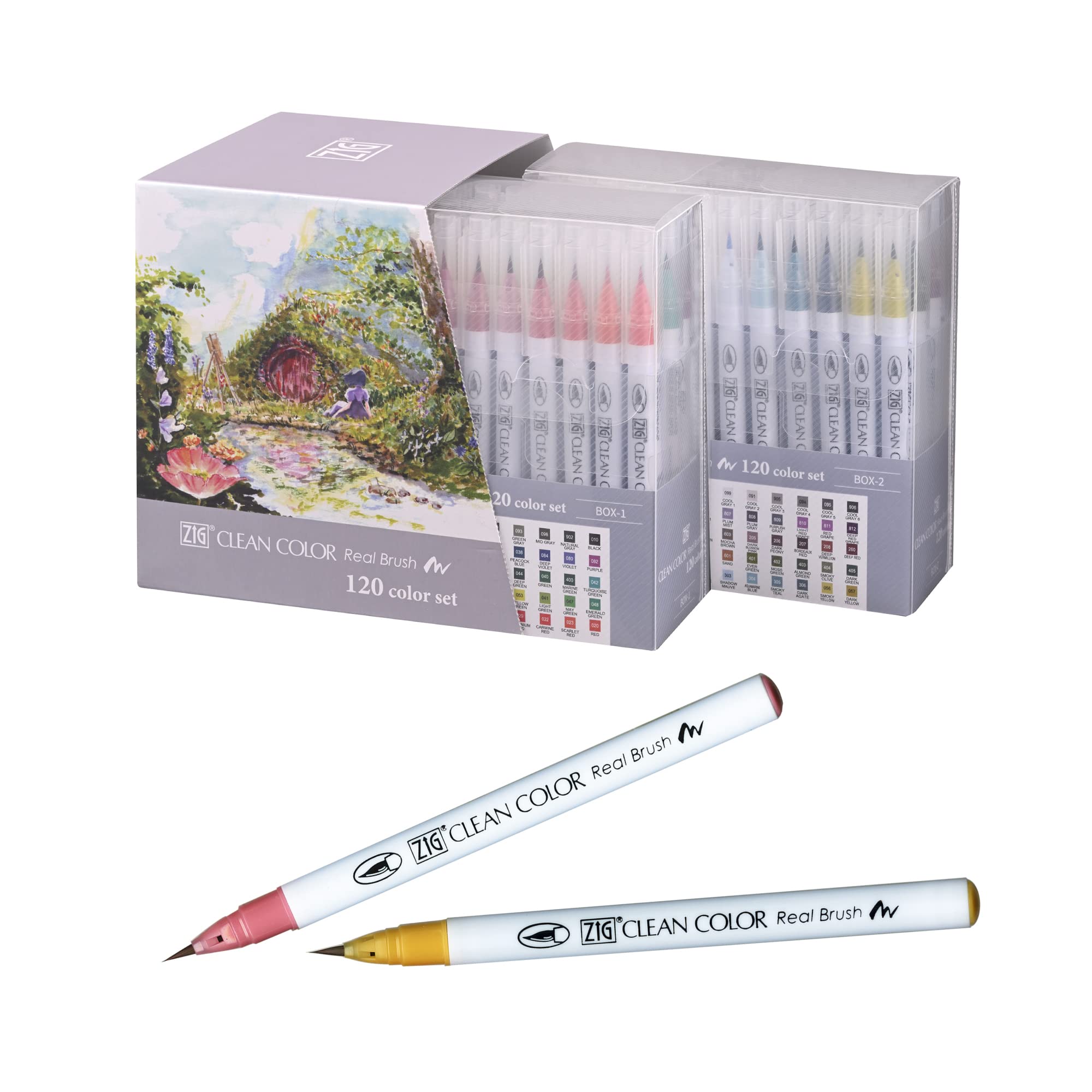 Zig Clean Color Real Brush Markers Zig Clean Color Real Brush