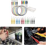 RUNCCI-YUN 20pcs Back Probe Kit with 5 Colors Probes Banana Plug Alligator Clip view 6