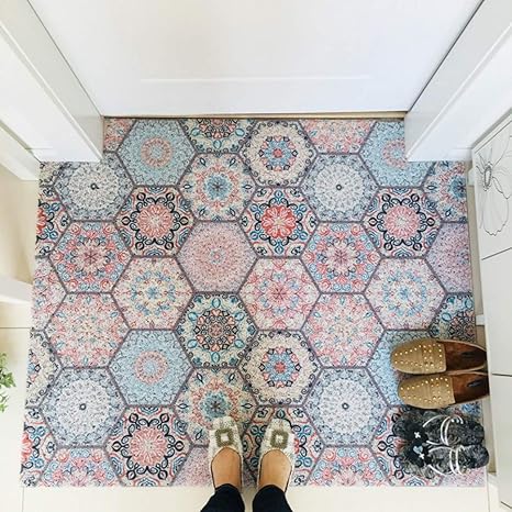 Amazon 玄関マット ドアマット モダン 無地 ドアマット 北欧 玄関マット 室内 北欧 玄関マット 室外 おしゃれ 風水 北 風水 玄関マット 色 かわいい グレー グリーン 柄 洗える 60 90 手洗い ウォッシャブル 強力吸水 抗菌防臭 バスマット 玄関マット オンライン通販