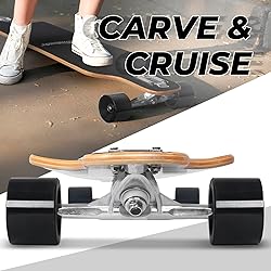 Nattork 42 Inch Cruiser Longboard Skateboard