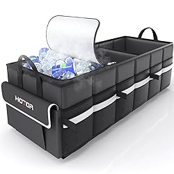 HOTOR Trunk Organizer - Car Organizer with Built-In