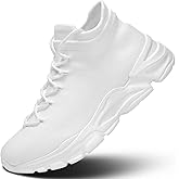 AONEREALRUN Men's Slip On Walking Shoes Running Comfortable Tennis Breathable Lightweight Non Slip Athletic Gym Workout Casual Fashion Sneakers