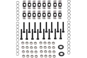 RJSPHH Rocker Arm Trunnion Upgrade Kit WITH Bolts for GM LS1 LS2 LS6 LS3 4.8 5.3 5.7 6.0