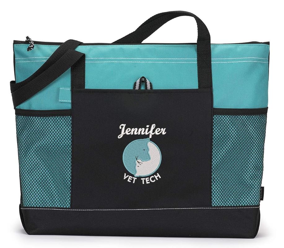 Veterinarian/Vet Tech Personalized Embroidered Tote Bag