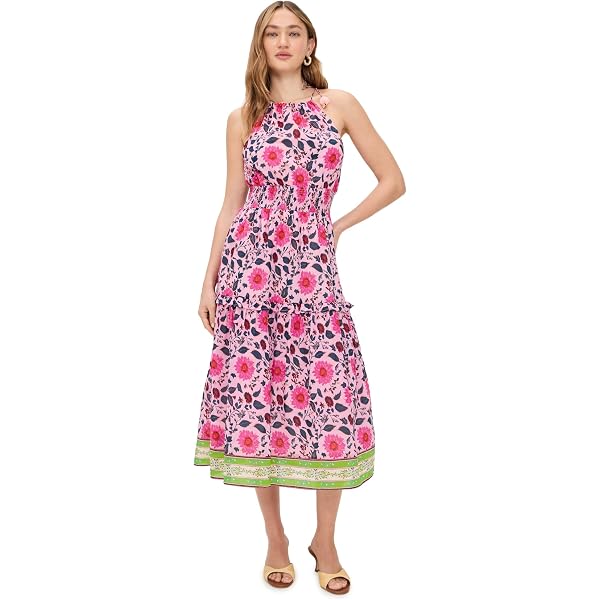 knee length dresses for ladies Dana Ribbed Midi Dress