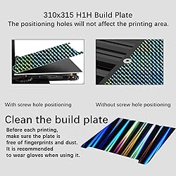 Wefuit 3D Double-Sided Printing h1h Build Plate
