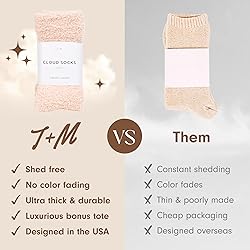 Unboxme Fuzzy Cloud Socks | One Size Fits Most