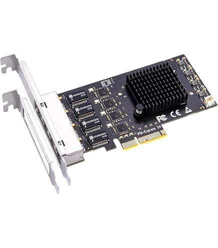 Amazon.com: GLOTRENDS ST7219 4-Port 10G SFP+ Ethernet Network Card