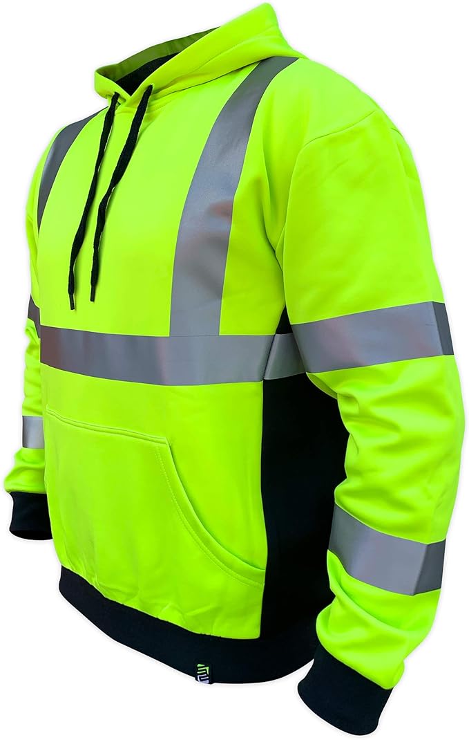 SafetyShirtz SS360 ANSI Class 3 Safety Hoodie Yellow