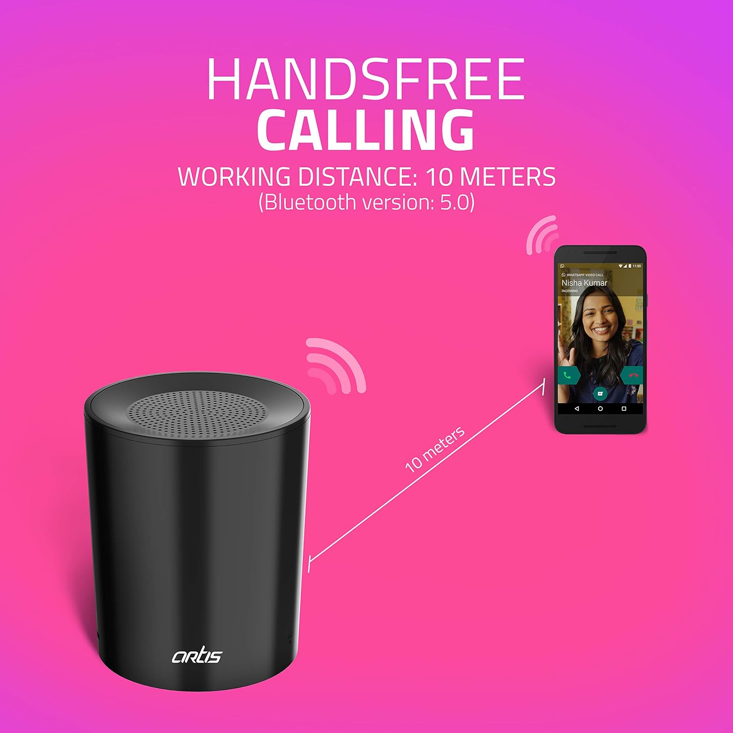 artis bt08 portable bt speakers