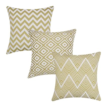 Amazon Com Homfiner Textured Decorative Throw Pillow Cases