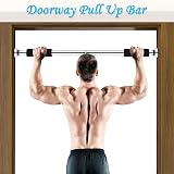 Trintion Pull Up Bar Doorway Adjustable 60-100 cm Stainless Steel Fitness view 8