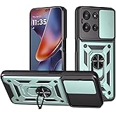 WVOZWWO for Xiaomi redmi 15C Case with Screen Protector, Protective Cover with Camera Protector Thin Kickstand Military Shockproof Phone Case for Xiaomi Redmi 15C 4G LTE (Green)