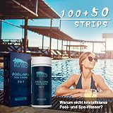 RUNBO 3 in 1 Hot Tub Test Strips for Chlorine, Bromine, pH – 150 Counts view 2