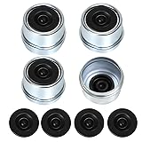 Shliyitx 4pcs 1.98" Trailer Axle Dust Cap Cup