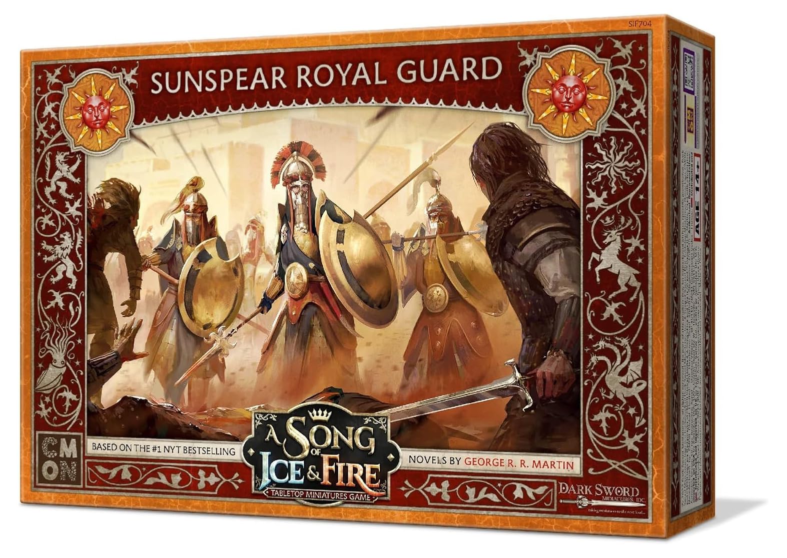 CMON A Song of Ice and Fire Tabletop Miniatures Game Sunspear Royal Guard Unit Box | Strategy Game for Teens and Adults | Ages 14+ | 2+ Players | Average Playtime 45-60 Minutes | Made