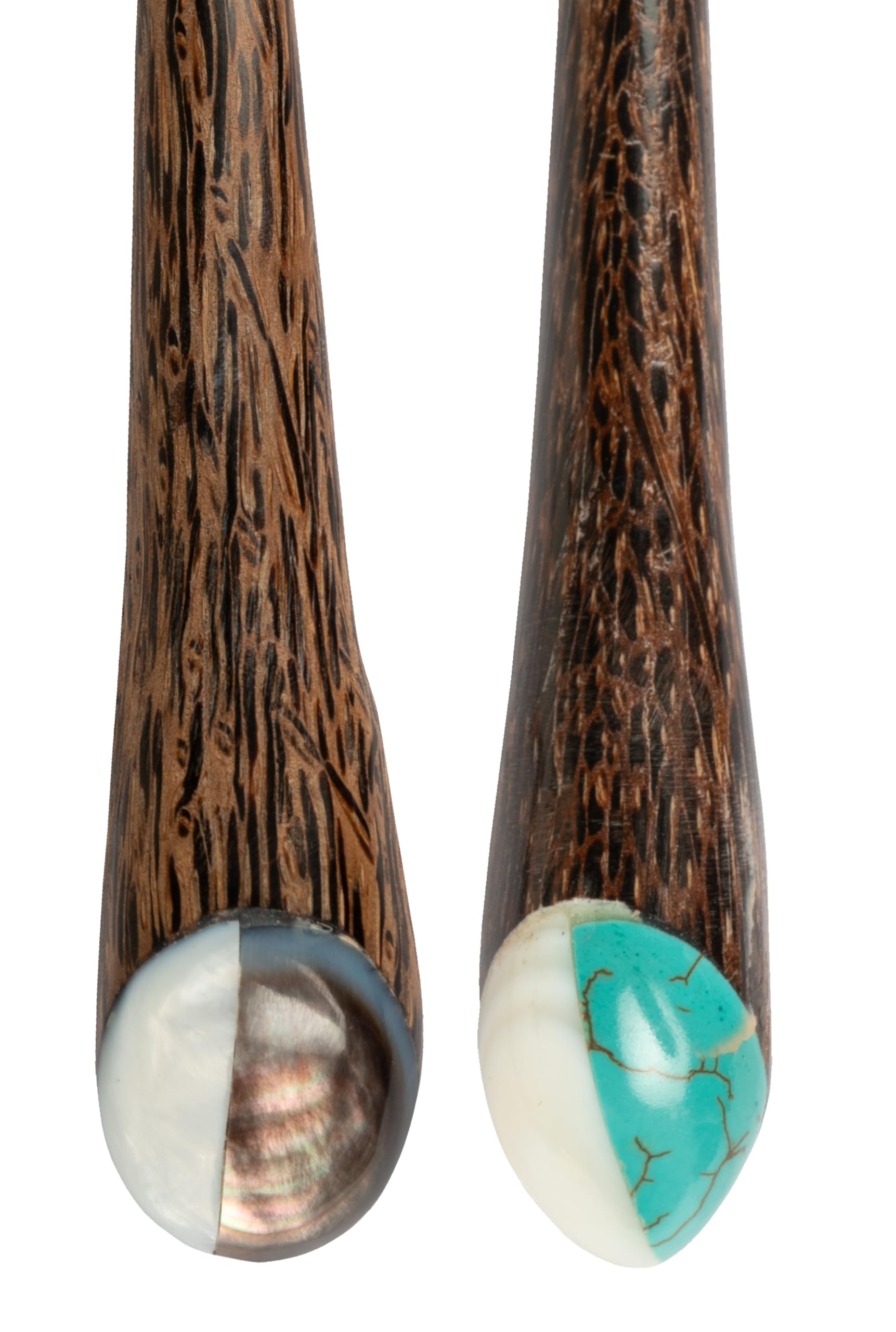 CCcollections Wooden Hair Pins for Women | Vintage Hair Accessories for Women | Decorative Pin for Daily Wearing, Casual, Party, Travel, & Weddings - Set G