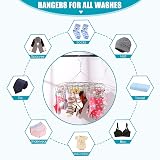 Sinnsally Folding Sock Dryer with 36 Pegs Stainless Steel Clothes Hanger view 4