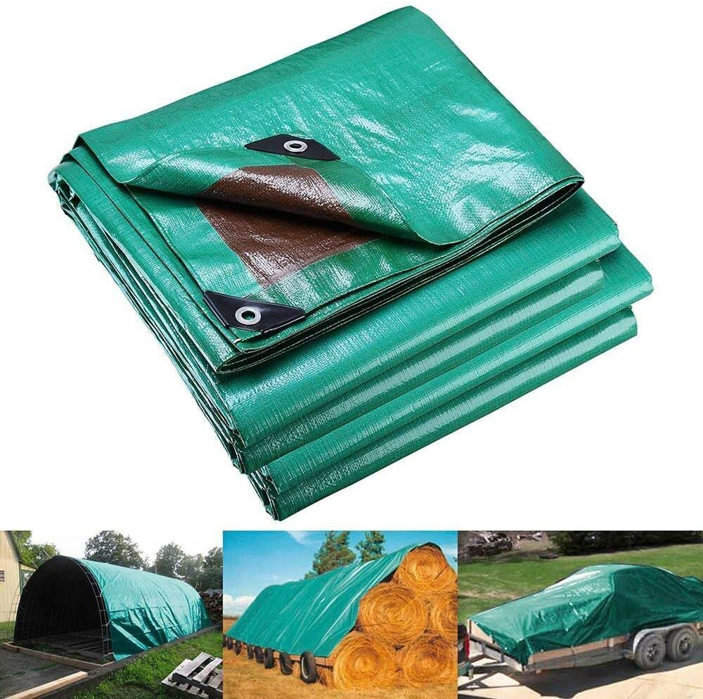 3m x 3.6m Reinforced Poly Tarp All Purpose Canopy Tent Cover Shelter Tarpaulin