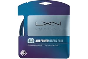 Luxilon ALU Power 125 Tennis String - Set, Ocean Blue