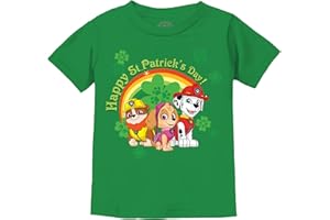 TSTARS St. Patrick's Day Paw Patrol T-Shirt - Toddler & Kids Lucky Shamrock Tee for Boys & Girls