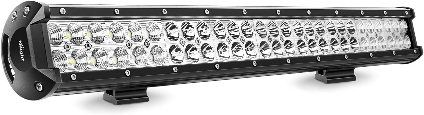 Nilight 25" 162W Led Light Bar Flood Spot Combo Waterproof Driving Lights Off Road Lights for SUV UTE Truck ATV UTV ,2 Years Warranty: Automotive