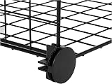 Amazon Basics 6-Shelf Cube Interlocking Storage Unit Black 37 x 77 x 114 cm view 4