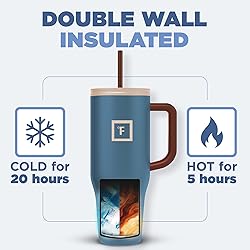 IRON °FLASK Co-Pilot Insulated Mug w/Boot, Straw