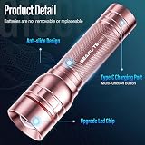 GEARLITE Rechargeable LED Torch 2000LM Zoomable Waterproof Portable view 4