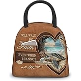 Sea Turtle Lunch Bag for Woman Reusable Christian Ocean Animal Leakproof Insulated Lunch Box Cooler Tote Bag Food Snack Container for Men Woman Work Travel Picnic Beach Hiking Turtle Lover Gifts