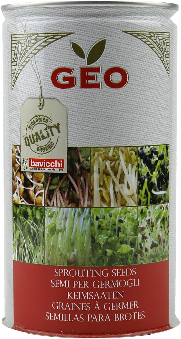Geo VPR0260 "Leek Sprouting" Seeds Can - Brown