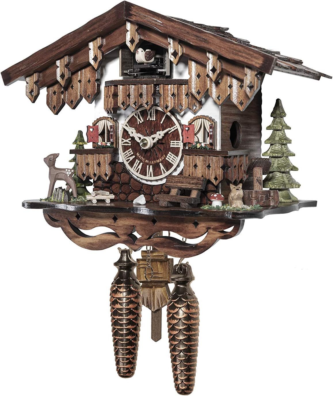 engstler quartz cuckoo clock