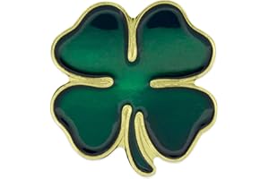PinMart St. Patrick's Day Lapel Pin – Jewelry for Women and Men – Irish Culture Celebration Pin – Cast Pewter and Antique Bronze - Gold or Nickel Plated Enamel Brooch with Locking Back